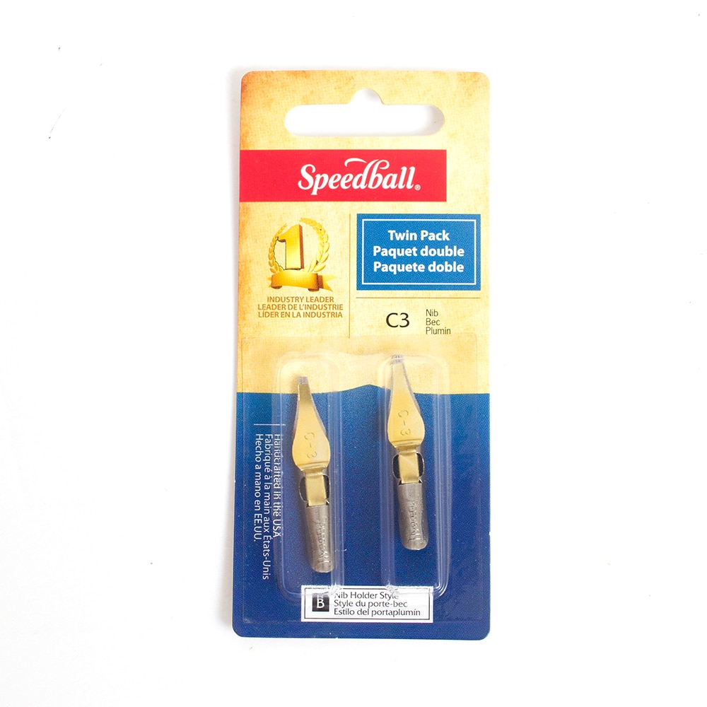 Speedball, Artist Nibs, Twin Pack, C3